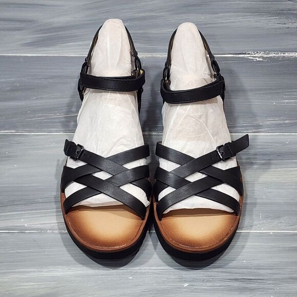 Naturalizer Georgette Sandals Slingback 10.5 Black Strappy Open‎ Toed - Picture 2 of 16